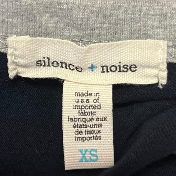 Urban Outfitters Blue Gray Short Sleeve Colorblock T Shirt Mini Bodycon Dress XS - Picture 6 of 7